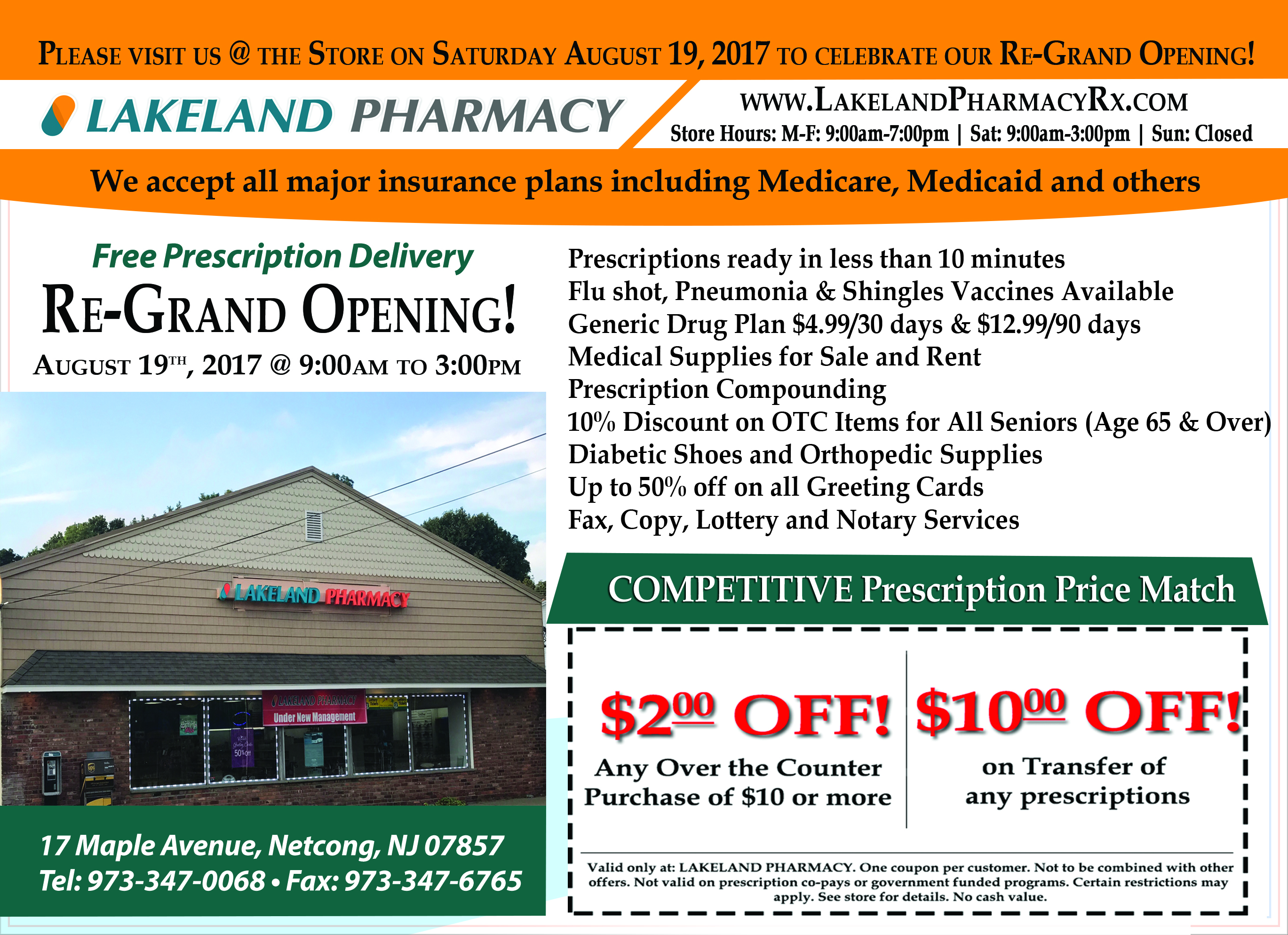 Grand Re-Opening Lakeland Pharmacy